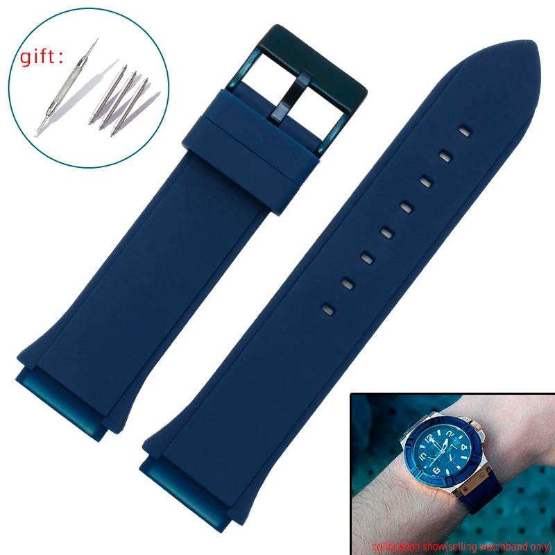 For Gue-ss W0247G3/W0248G5/W0040G6 /W0040G7 /W0040G9/ W0407G2 22mmBlue black soft Rubber watchband sport Silicone strap bracelet
For Gue-ss W0247G3/W0248G5/W0040G6 /W0040G7 /W0040G9/ W0407G2 22mmBlue black soft Rubber watchband sport Silicone strap bracelet