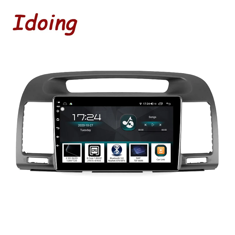 Idoing 9 "автомобильное радио Android видео плеер навигация GPS для Toyota Camry 5 XV30 2001-2006 Автомобильная интеллектуальная система 4G + 64G головное устройство
Idoing 9 "автомобильное радио Android видео плеер навигация GPS для Toyota Camry 5 XV30 2001-2006 Автомобильная интеллектуальная система 4G + 64G головное устройство