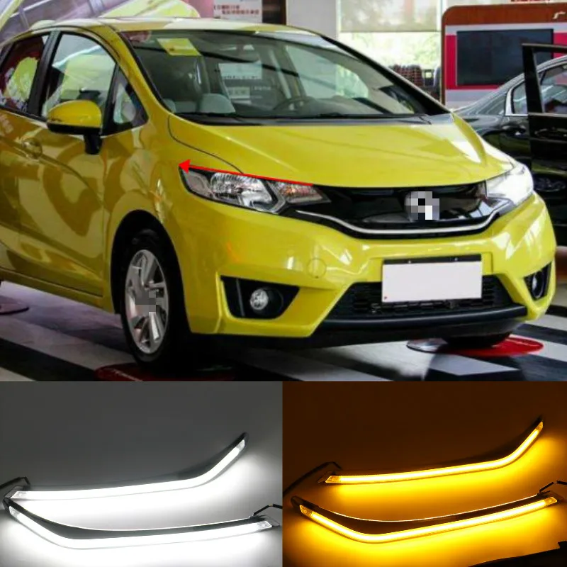 Светодиодный ные дневные ходовые огни для Honda Jazz fit 2015-2018 светодиодный ные дневные ходовые огни, противотуманные фары с функцией поворота, Стайлинг автомобиля
Светодиодный ные дневные ходовые огни для Honda Jazz fit 2015-2018 светодиодный ные дневные ходовые огни, противотуманные фары с функцией поворота, Стайлинг автомобиля