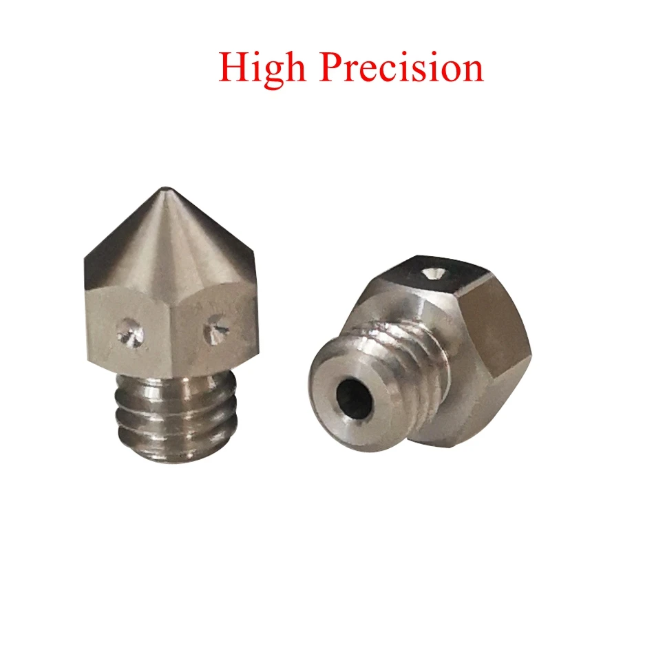 3pcs Top Quality MK8 Stainless Steel Nozzle For Micro Swiss Creality CR-10 Ender 3 Ender5, CraftBot, Prusa i3 3D printer
3pcs Top Quality MK8 Stainless Steel Nozzle For Micro Swiss Creality CR-10 Ender 3 Ender5, CraftBot, Prusa i3 3D printer