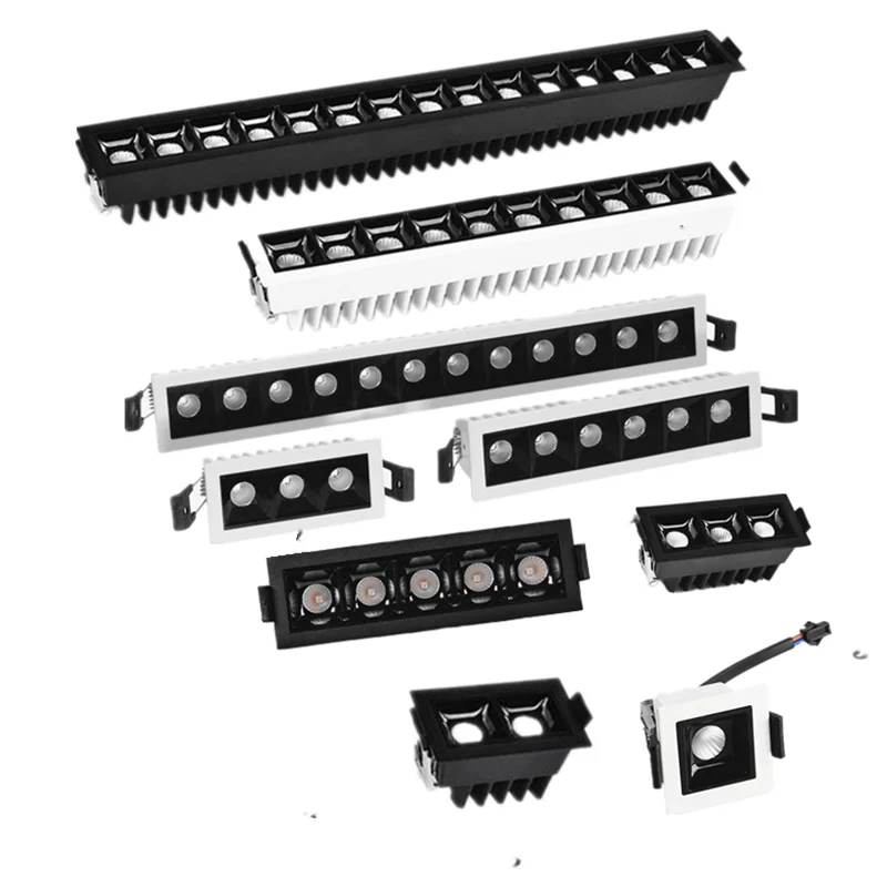 Dimmable LED Ceiling Lights 2w4w6w10W20W30W Recessed Strip Shoot light COB Grille lamp Indoor Lighting LED Canister light
Dimmable LED Ceiling Lights 2w4w6w10W20W30W Recessed Strip Shoot light COB Grille lamp Indoor Lighting LED Canister light
