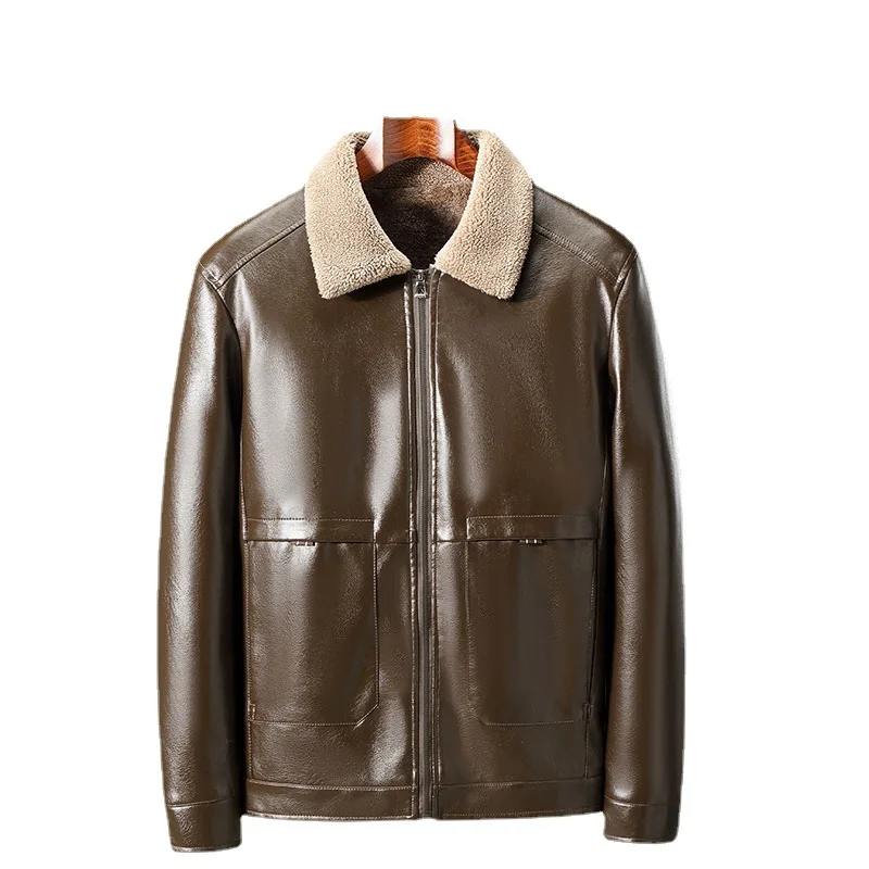 YAPU 2021 New Mens Faux Leather Jacket Designer Fashion PU Fur Bomber Jacket Men Casual Winter Coats Pull Homme Dropshipping
YAPU 2021 New Mens Faux Leather Jacket Designer Fashion PU Fur Bomber Jacket Men Casual Winter Coats Pull Homme Dropshipping