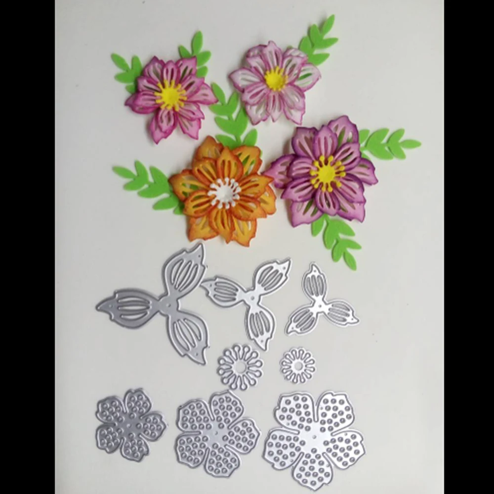 New 3D Flowers metal cutting die scrapbook paper gift card DIY decorative mold template
New 3D Flowers metal cutting die scrapbook paper gift card DIY decorative mold template