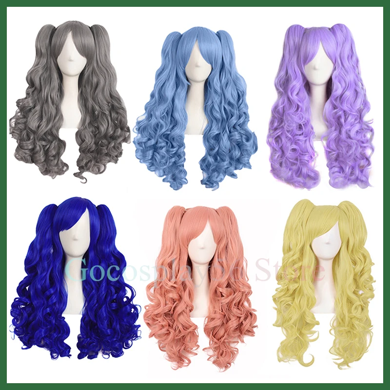 23 Colors Long Curly Ponytails Women Wig Blue Pink Green Gold Brown Red Black Heat Resistant Adult Cosplay
23 Colors Long Curly Ponytails Women Wig Blue Pink Green Gold Brown Red Black Heat Resistant Adult Cosplay