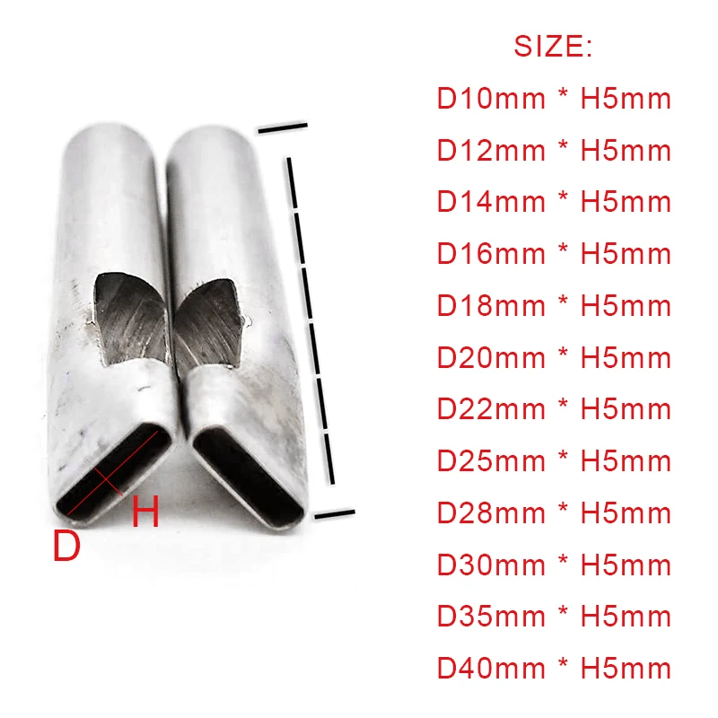 10/12/14/16/18/20/22/25/28/30/35/40 mm Leather Punching Tool Width 5 mm Oval Metal Hole Knock Flat Punching Die By Hand Tools
10/12/14/16/18/20/22/25/28/30/35/40 mm Leather Punching Tool Width 5 mm Oval Metal Hole Knock Flat Punching Die By Hand Tools
