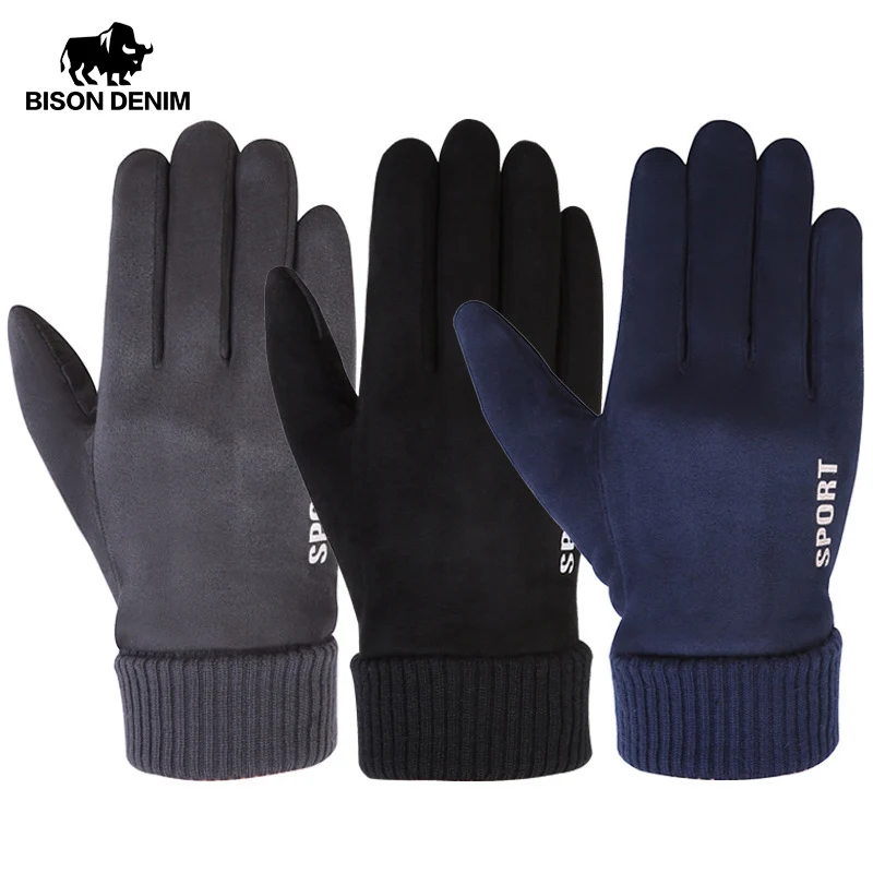 Мужские зимние перчатки BISON DENIM, теплые утепленные хлопковые перчатки с сенсорным экраном, ветрозащитные зимние перчатки для езды на мотоцикле, S063
Мужские зимние перчатки BISON DENIM, теплые утепленные хлопковые перчатки с сенсорным экраном, ветрозащитные зимние перчатки для езды на мотоцикле, S063