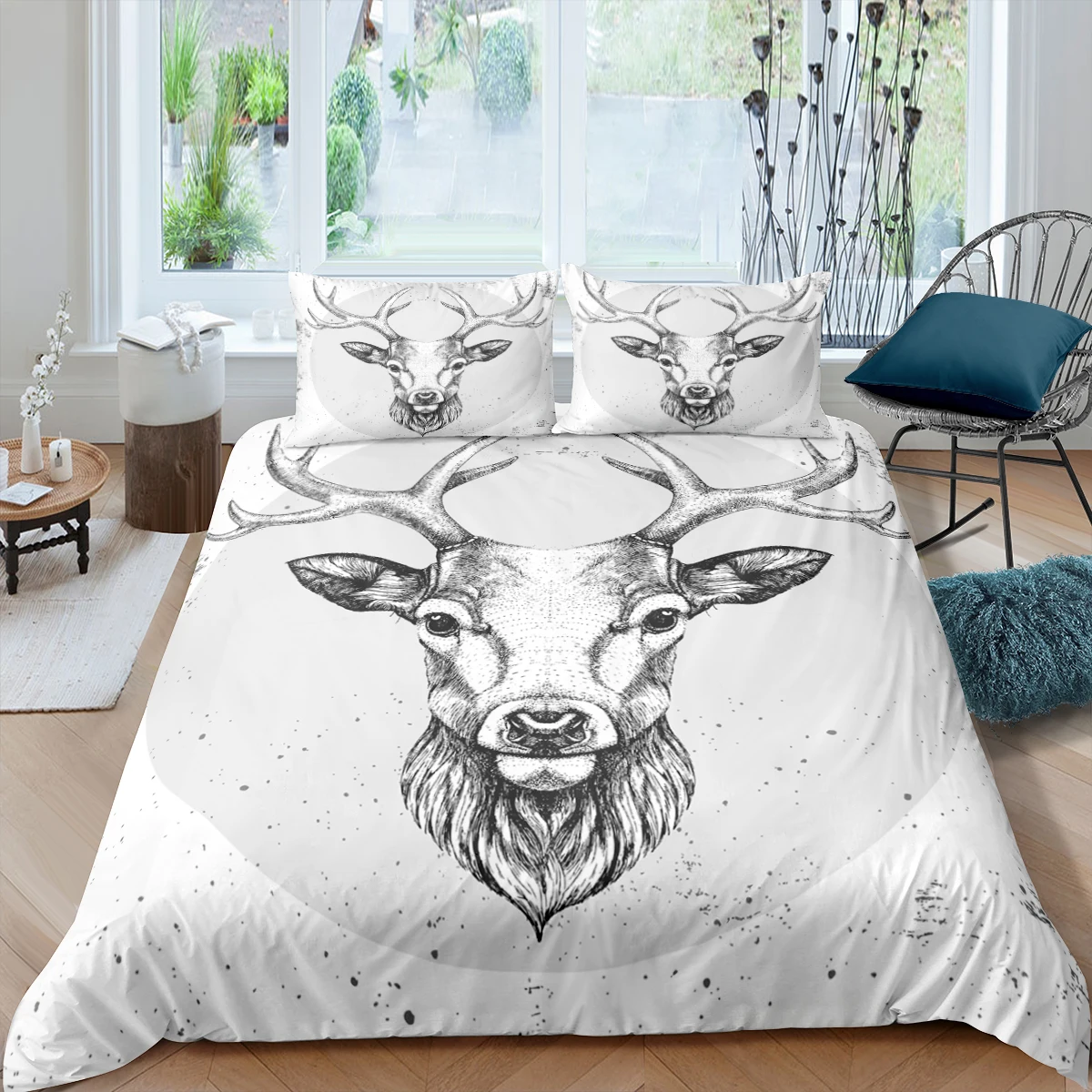 Home Living Luxury 3D Stag Bedding Set Duvet Cover Set Pillowcase Kids Bedding Set Queen and King EU/US/AU/UK Size
Home Living Luxury 3D Stag Bedding Set Duvet Cover Set Pillowcase Kids Bedding Set Queen and King EU/US/AU/UK Size
