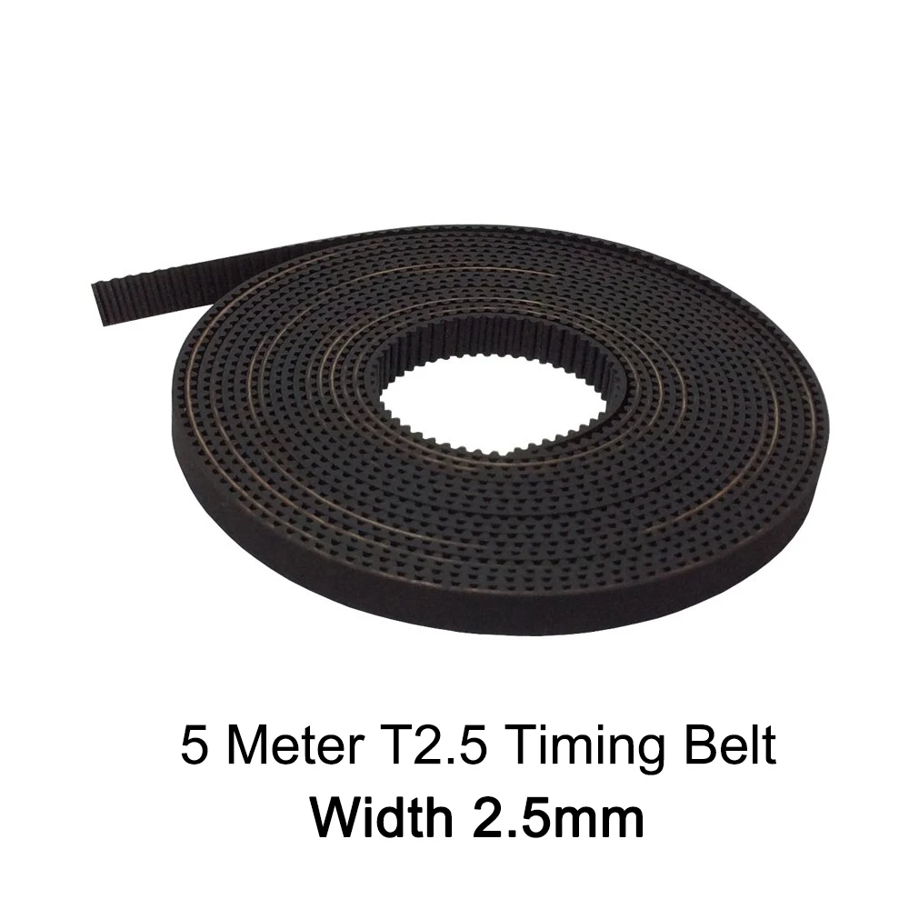 1/3/5/10Meters T2.5 Synchronous Belt width 2.5mm Rubber fiberglass Metric Trapezoid T2.5 Open Ended Timing Belts for 3D Printer
1/3/5/10Meters T2.5 Synchronous Belt width 2.5mm Rubber fiberglass Metric Trapezoid T2.5 Open Ended Timing Belts for 3D Printer