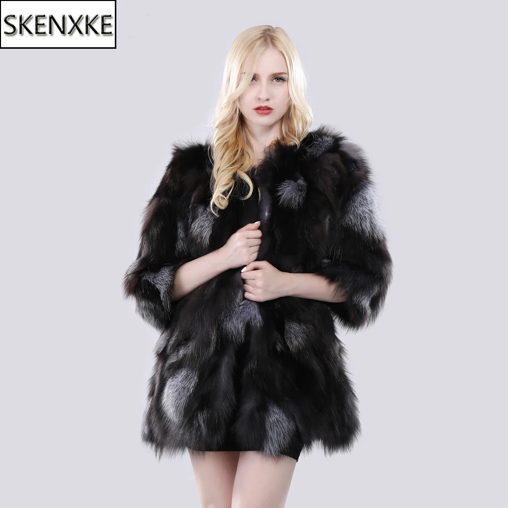 New Women Winter Natural Real Silver Fox Fur Coat Fashion Warm 100% Genuine Fox Fur Jacket Lady Quality Real Fox Fur Overcoat
New Women Winter Natural Real Silver Fox Fur Coat Fashion Warm 100% Genuine Fox Fur Jacket Lady Quality Real Fox Fur Overcoat