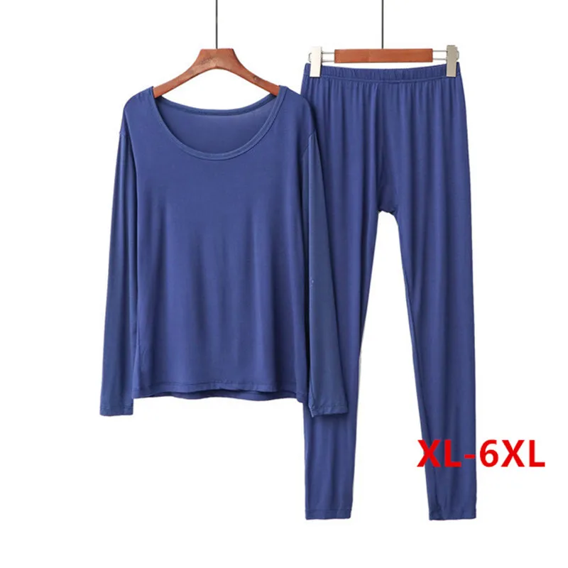 XL-6XL удобный женский пижамный комплект из модала, весенне-осенняя домашняя одежда, одежда для сна больших размеров, женский костюм, новые пижамы De Mujer
XL-6XL удобный женский пижамный комплект из модала, весенне-осенняя домашняя одежда, одежда для сна больших размеров, женский костюм, новые пижамы De Mujer