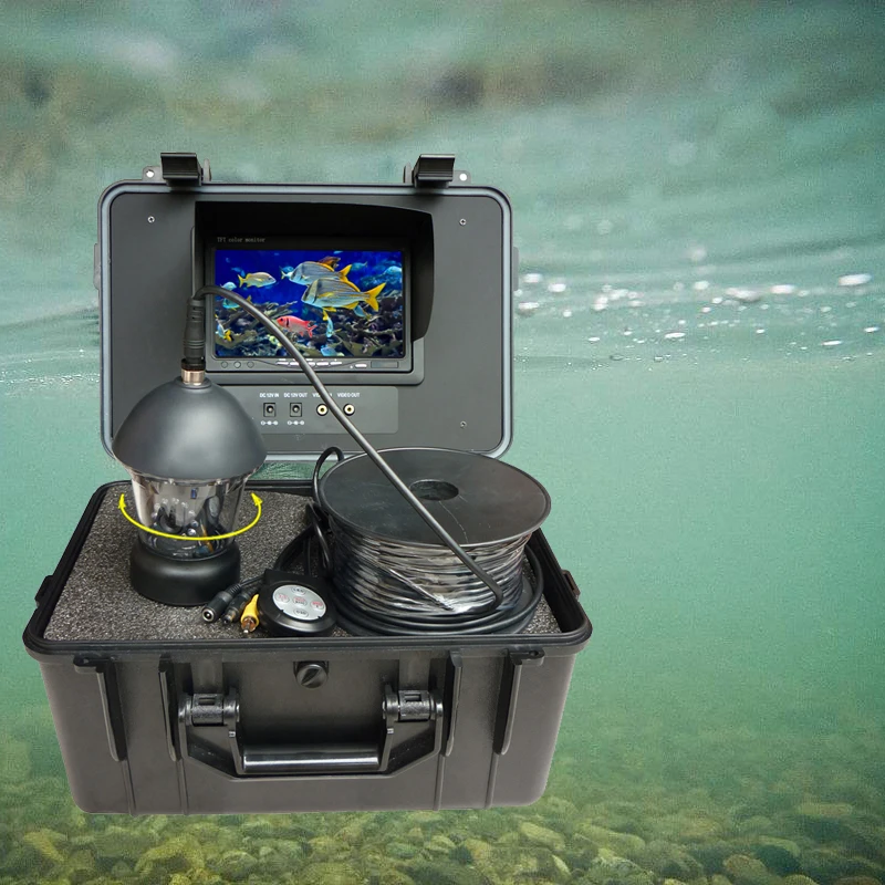Fish Finder Video Camera System With DVR Recording 20m Cable 7" Display 360 Degree Rotating View Camera For Ice/River Fishing
Fish Finder Video Camera System With DVR Recording 20m Cable 7" Display 360 Degree Rotating View Camera For Ice/River Fishing