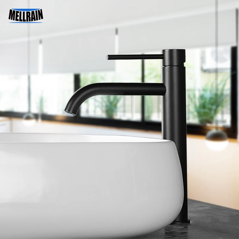Single Handle Bathroom Basin Faucet Matte Black Vessel Sink Mixer Brushed Rose Gold Water Tap
Single Handle Bathroom Basin Faucet Matte Black Vessel Sink Mixer Brushed Rose Gold Water Tap