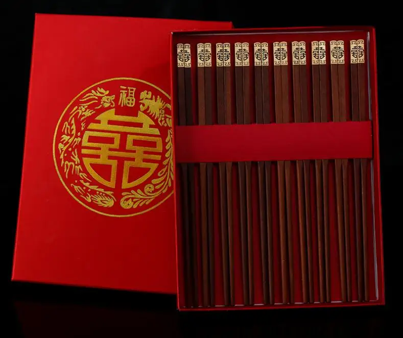 100pairs Chinese Style Double Happiness Gold Head Wood Chopsticks Wedding Party Favor And Gift For Guest Friend SN2046
100pairs Chinese Style Double Happiness Gold Head Wood Chopsticks Wedding Party Favor And Gift For Guest Friend SN2046