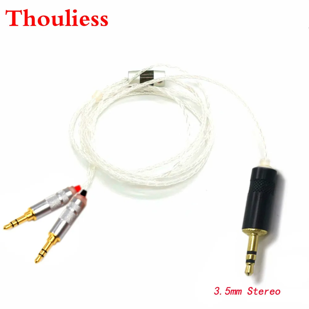 Thouliess 7N Silver Plated Replacement Headphones Cable Audio Upgrade Cable for Sonus Faber PRYMA 8 cores Headphone
Thouliess 7N Silver Plated Replacement Headphones Cable Audio Upgrade Cable for Sonus Faber PRYMA 8 cores Headphone