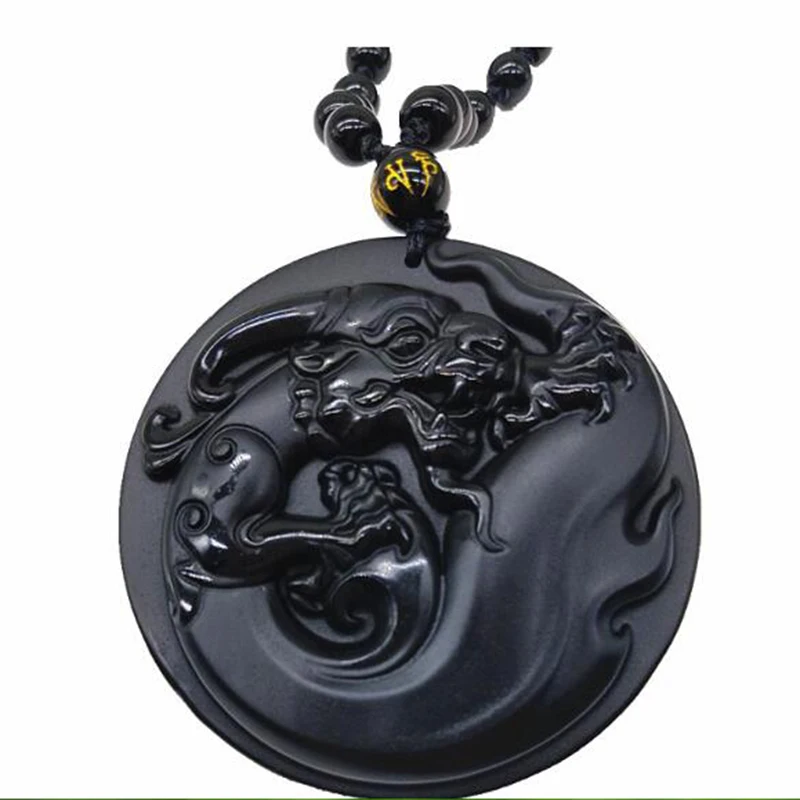 Wonderful Natural Obsidian Dragon Pendant Jewelry Fine Jewelry Lucky to ward off evil spirits Auspicious Amulet Pendant
Wonderful Natural Obsidian Dragon Pendant Jewelry Fine Jewelry Lucky to ward off evil spirits Auspicious Amulet Pendant