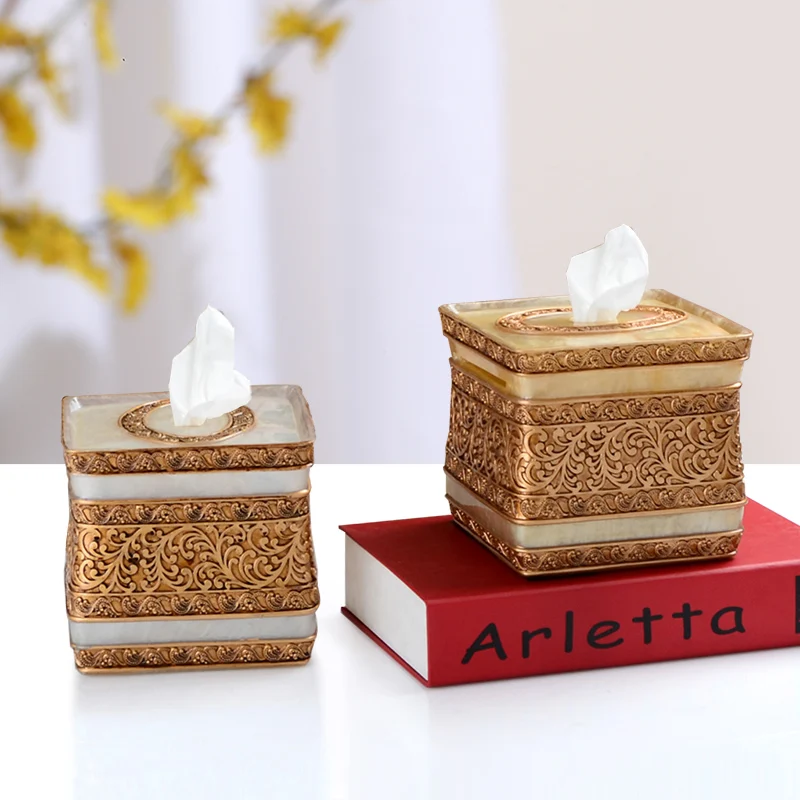 WHYOU-European Resin Creative Tissue Boxes, Antique, Noble Home Decoration, Storage, Tissue Holder Box, Wedding Gift
WHYOU-European Resin Creative Tissue Boxes, Antique, Noble Home Decoration, Storage, Tissue Holder Box, Wedding Gift