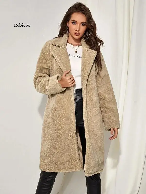 New Winter Women Fur Jacket Fashion Loose Long Fur Overcoat High Imitation Lamb Wool Thick Warm Female Coats 4Xl
New Winter Women Fur Jacket Fashion Loose Long Fur Overcoat High Imitation Lamb Wool Thick Warm Female Coats 4Xl