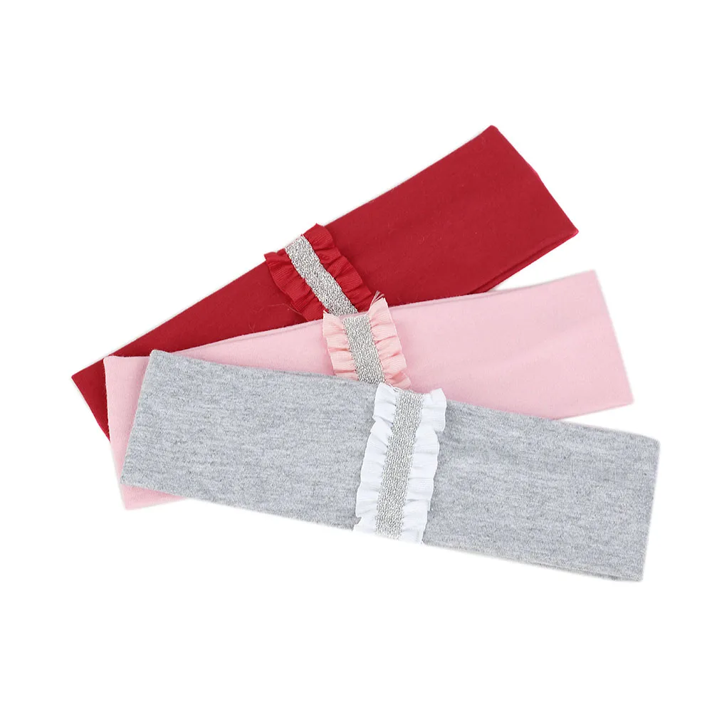 Newborn Cute Baby Girls Boys Solid Color Turban Headwear Hair Accessories Child Silver Striped Elastic Cotton Headbands for Girl
Newborn Cute Baby Girls Boys Solid Color Turban Headwear Hair Accessories Child Silver Striped Elastic Cotton Headbands for Girl