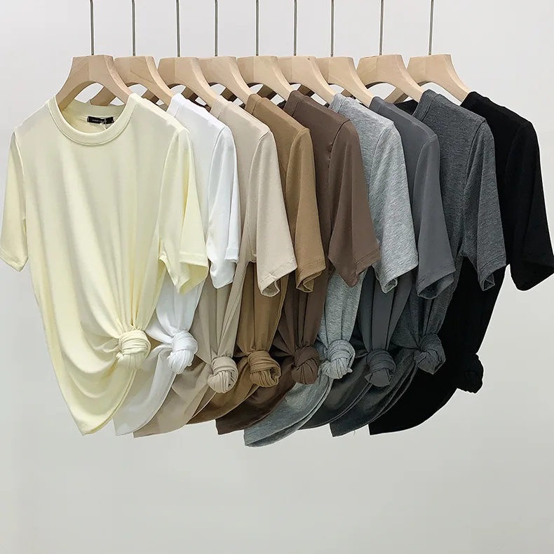 2021 Summer Women High Quality Cotton Tshirts Fashion Ladies Short Sleeve Tshirts
2021 Summer Women High Quality Cotton Tshirts Fashion Ladies Short Sleeve Tshirts
