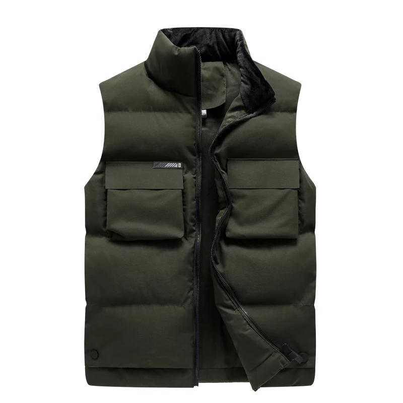 High Quality Autumn and Winter Men's Vest Jacket Sleeveless Jacket Warm Large Size Windproof Warm Vest Couple Men Chaleco
High Quality Autumn and Winter Men's Vest Jacket Sleeveless Jacket Warm Large Size Windproof Warm Vest Couple Men Chaleco