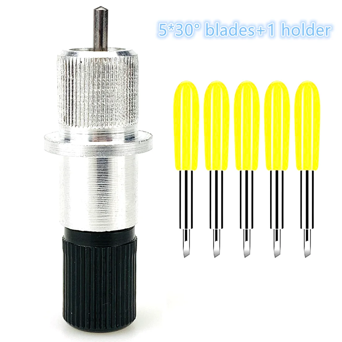 1pc Blade Holder for Roland and 5pcs 30 Degree Plotter Blades Vinyl Cutting Plotter Cutter
1pc Blade Holder for Roland and 5pcs 30 Degree Plotter Blades Vinyl Cutting Plotter Cutter