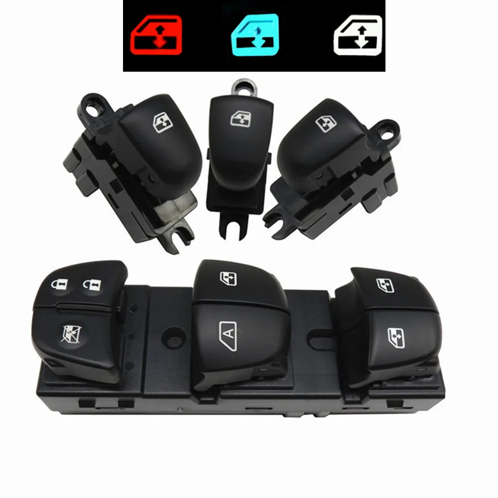 1 Set/4PCS Red / White / Ice Blue Light For Nissan Qashqai/Altima/Sylphy/Tiida/X-Trail Power Window Switch/Single Window switch
1 Set/4PCS Red / White / Ice Blue Light For Nissan Qashqai/Altima/Sylphy/Tiida/X-Trail Power Window Switch/Single Window switch