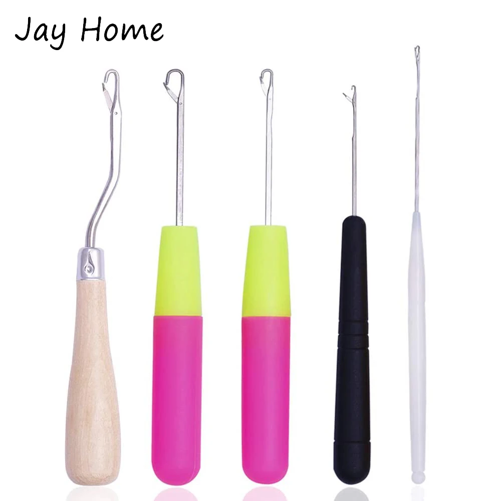 5pcs Different Size Latch Hook Kits Crochet Needle Hook Latch Hook Tool with Handle for Braid Hair Carpet Scarf Crafts
5pcs Different Size Latch Hook Kits Crochet Needle Hook Latch Hook Tool with Handle for Braid Hair Carpet Scarf Crafts