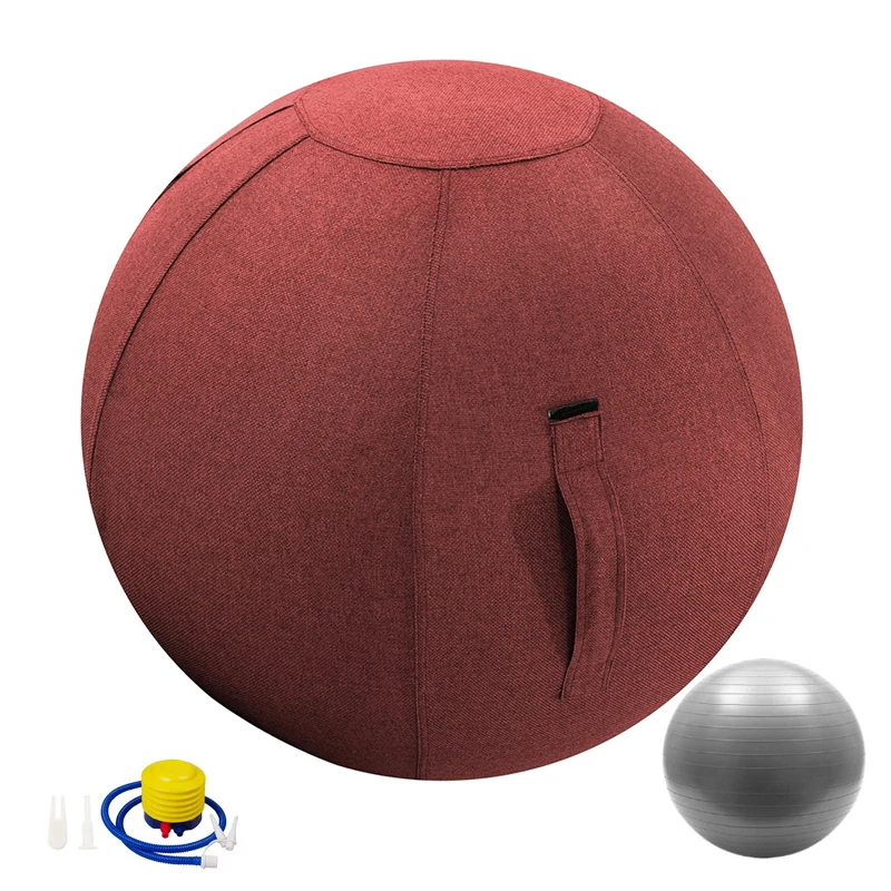 Premium Quality Self-Standing Yoga Ball with Handle and Cover Home Office Seating Chair Exercise Ball for Yoga Stretching Gym
Premium Quality Self-Standing Yoga Ball with Handle and Cover Home Office Seating Chair Exercise Ball for Yoga Stretching Gym