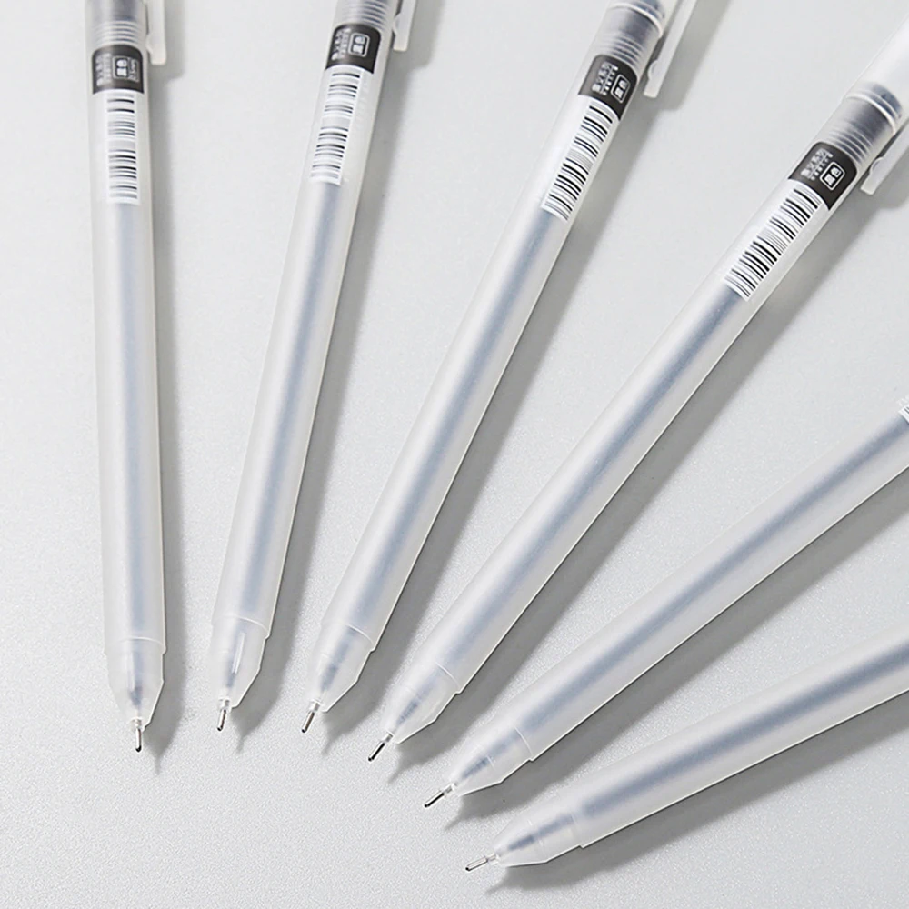 4pcs/lot Frosted Gel Pen 0.5mm Black Reds Blue Ink Signature Pen Office School Writing Pens
4pcs/lot Frosted Gel Pen 0.5mm Black Reds Blue Ink Signature Pen Office School Writing Pens