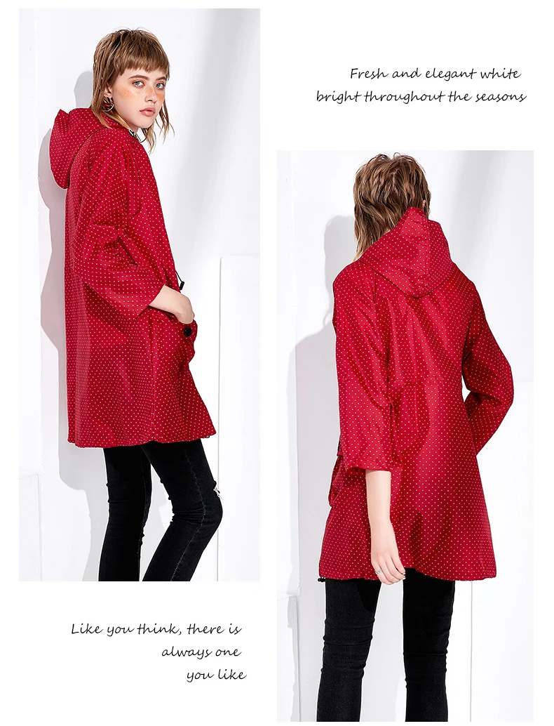 Fashion Rain Cover Long Raincoat Women Waist Slim Women s Poncho Light Hiking Portable
Fashion Rain Cover Long Raincoat Women Waist Slim Women s Poncho Light Hiking Portable