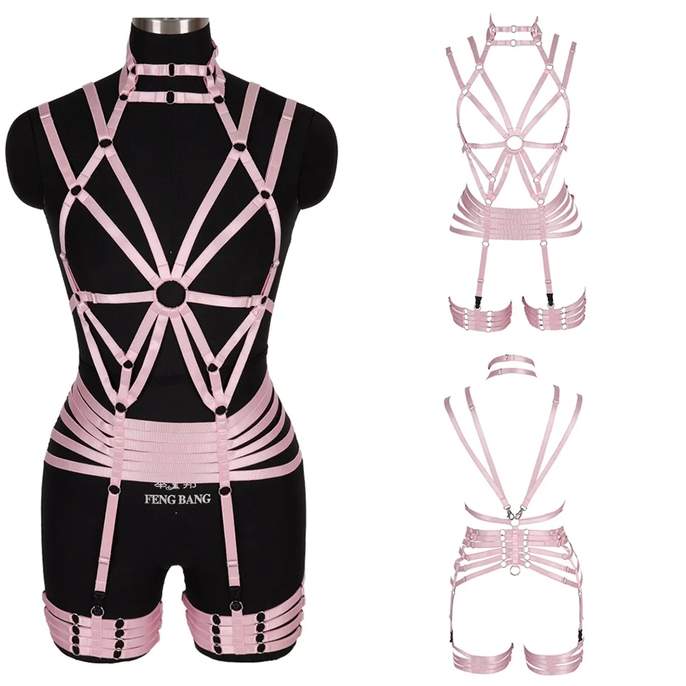 Sexy Lingerie Set Harness For Women Fetish Erotic Adjust Waist Suspender Belt Hollow Bra Festival Rave Costume Thigh Garter
Sexy Lingerie Set Harness For Women Fetish Erotic Adjust Waist Suspender Belt Hollow Bra Festival Rave Costume Thigh Garter