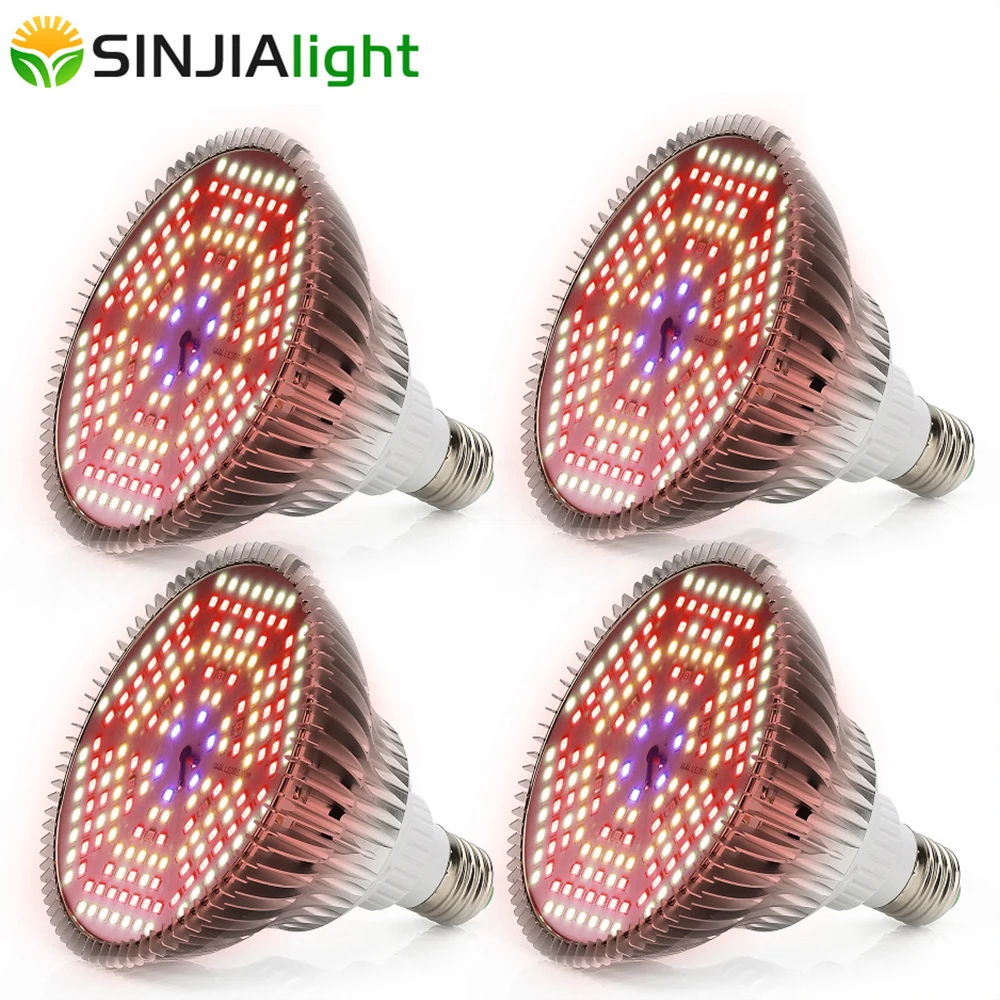 4PCS 120W Full Spectrum LED Grow Light 180LEDs Plant Lamp Led Growing Bulb for Indoor Plants Flowers Garden Vegs Greenhouse E27
4PCS 120W Full Spectrum LED Grow Light 180LEDs Plant Lamp Led Growing Bulb for Indoor Plants Flowers Garden Vegs Greenhouse E27