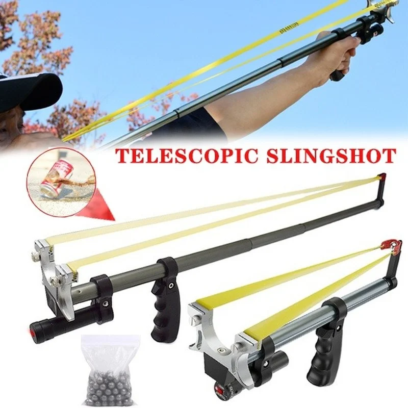 Straight Rod High Precision Slingshot High Power Telescopic Catapult Outdoor Hunting Shooting Tool
Straight Rod High Precision Slingshot High Power Telescopic Catapult Outdoor Hunting Shooting Tool