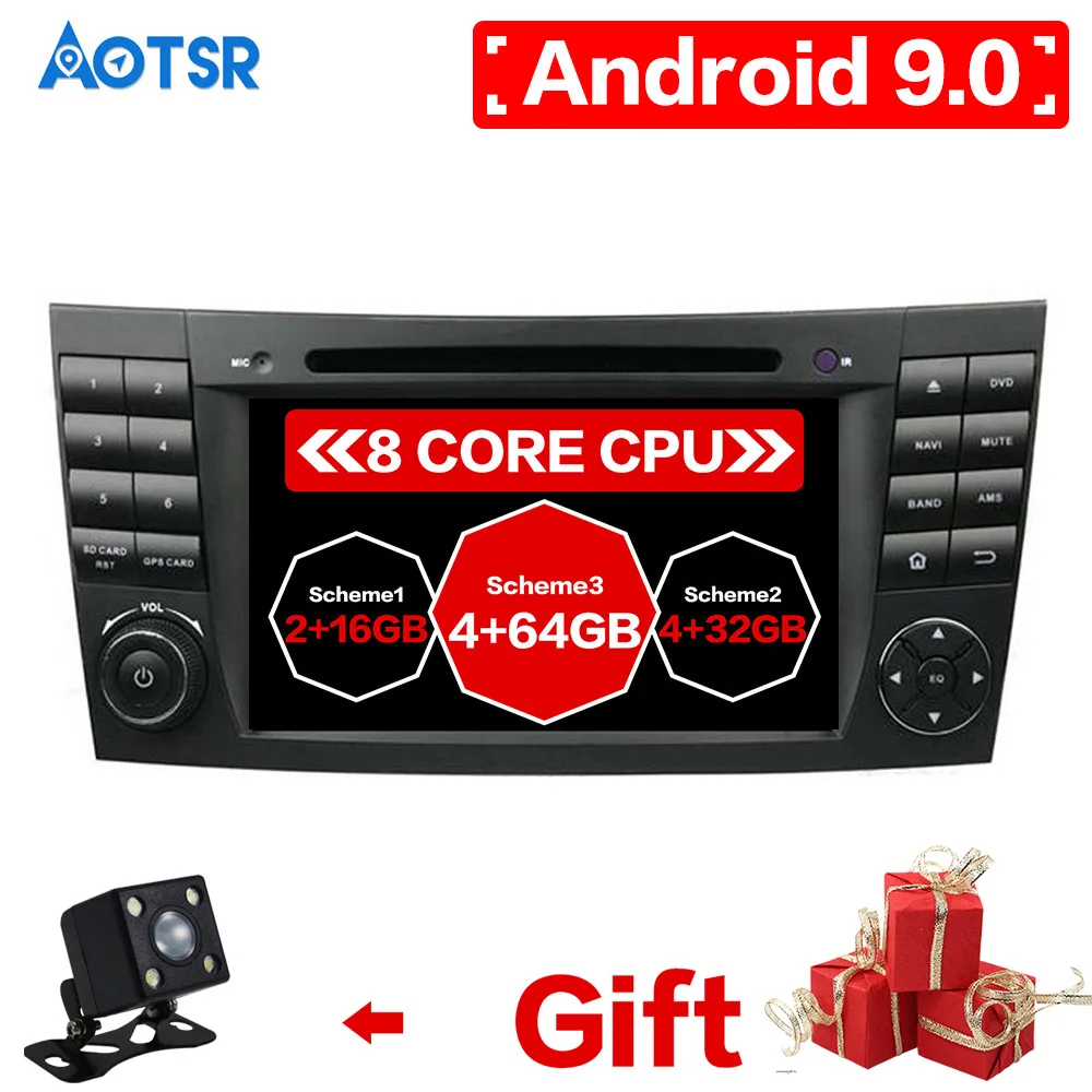 Android 9.0 Multimedia player for Mercedes-Benz E/G class W211 W219 Radio Head Unit with DVD Player radio tape GPS Navigation
Android 9.0 Multimedia player for Mercedes-Benz E/G class W211 W219 Radio Head Unit with DVD Player radio tape GPS Navigation