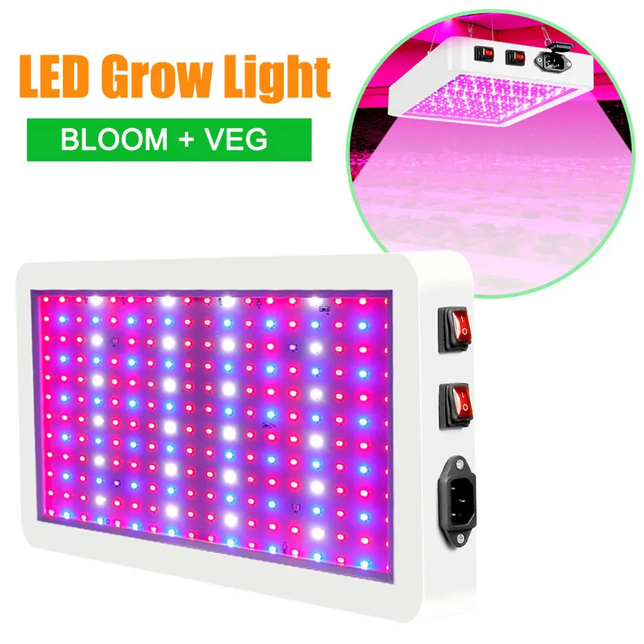 300W 500W LED Grow Light Plants Growth Phytolamp Full Spectrum Red Blue Lamp Seedling for Plants Flower Vegetable Garden Tent
300W 500W LED Grow Light Plants Growth Phytolamp Full Spectrum Red Blue Lamp Seedling for Plants Flower Vegetable Garden Tent