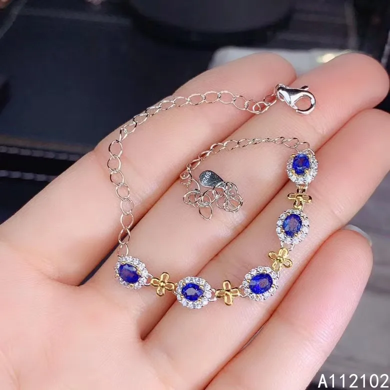 KJJEAXCMY fine jewelry S925 sterling silver inlaid natural sapphire Girl fashion hand Bracelet Support test Chinese style
KJJEAXCMY fine jewelry S925 sterling silver inlaid natural sapphire Girl fashion hand Bracelet Support test Chinese style