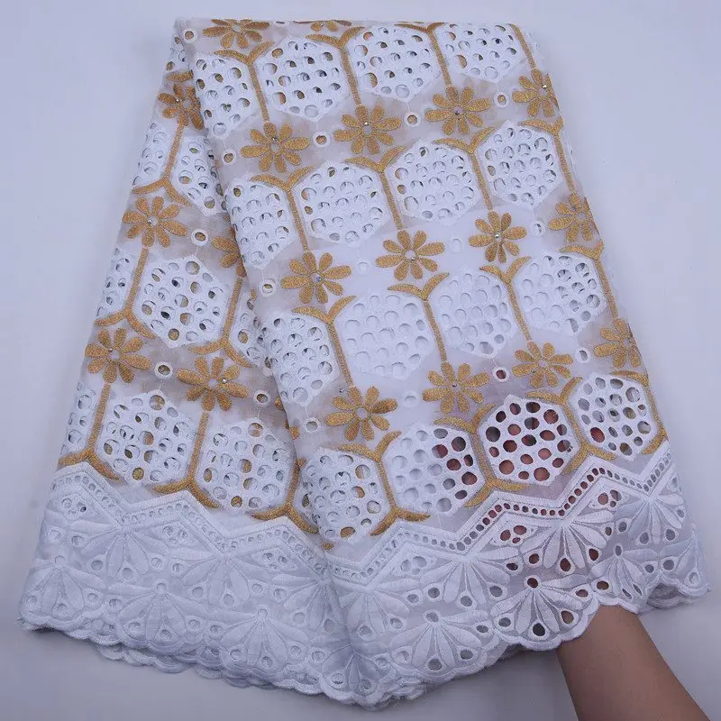 Newest African Cotton Lace Fabric 2019 High Quality Nigerian French Pure Cotton Embroidery Swiss Voile Lace Fabric 5 Yards S1774
Newest African Cotton Lace Fabric 2019 High Quality Nigerian French Pure Cotton Embroidery Swiss Voile Lace Fabric 5 Yards S1774