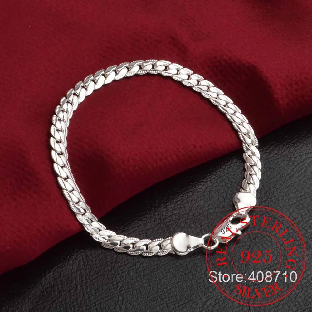 5Mm Gold/Silver Color Sideway Couple Men Chains Bracelet for Women Homme Friendship Bracelets Bangles Classic Pulsera De Mujer
5Mm Gold/Silver Color Sideway Couple Men Chains Bracelet for Women Homme Friendship Bracelets Bangles Classic Pulsera De Mujer