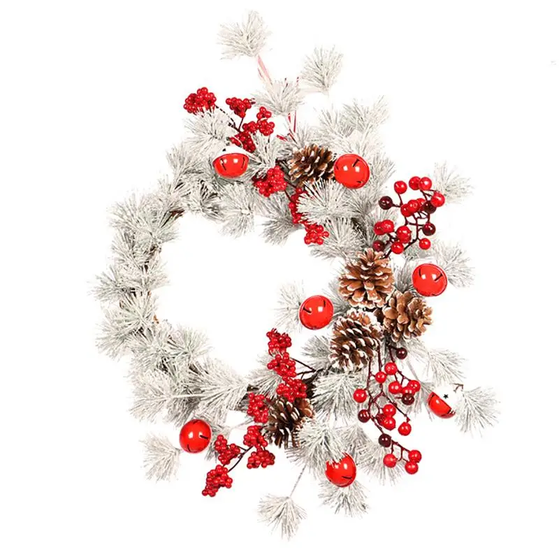 Fashion Christmas Wreath Decorative Pinecone Berry Bell Artificial Wreath Door Wreath Photography Props Window Display 2020 New
Fashion Christmas Wreath Decorative Pinecone Berry Bell Artificial Wreath Door Wreath Photography Props Window Display 2020 New