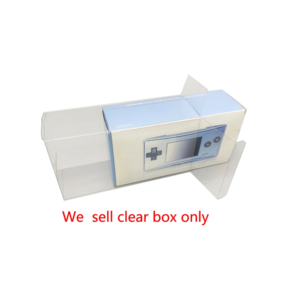 Clear transparent box For GBM Japan version Display plastic PET Protector storage box
Clear transparent box For GBM Japan version Display plastic PET Protector storage box