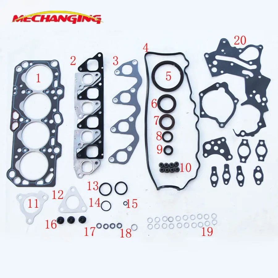 4D68 4D68T FOR MITSUBISHI LANCER V OR GALANT V OR PROTON WIRA Engine Rebuild Kits Engine Parts Full Gasket Set MD971655 51017500
4D68 4D68T FOR MITSUBISHI LANCER V OR GALANT V OR PROTON WIRA Engine Rebuild Kits Engine Parts Full Gasket Set MD971655 51017500