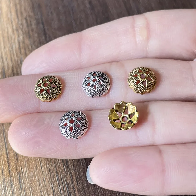 Antique Silver Gold Amulet Bead Cap Spacer Bracelet Necklace Jewelry Handicraft Jewelry Connector Making Supplies Accessories
Antique Silver Gold Amulet Bead Cap Spacer Bracelet Necklace Jewelry Handicraft Jewelry Connector Making Supplies Accessories