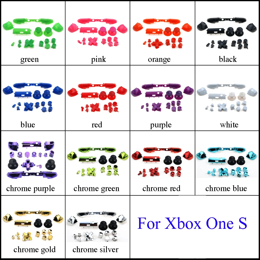 YuXi Solid RB LB Bumper RT LT Trigger Buttons Mod Kit For Microsoft Xbox One S Slim Controller Analog Stick Dpad
YuXi Solid RB LB Bumper RT LT Trigger Buttons Mod Kit For Microsoft Xbox One S Slim Controller Analog Stick Dpad