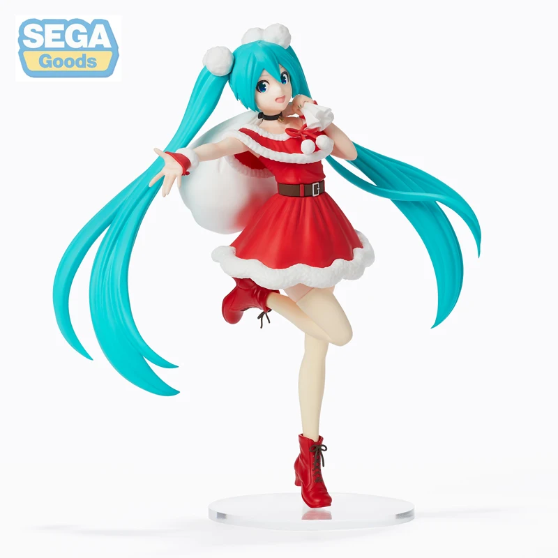 Original SEGA Hatsune Miku Figure VOCALOID MIKU Dolls 2020 Christmas 22Cm Pvc Anime Figurine Model Toys for Girls Gift
Original SEGA Hatsune Miku Figure VOCALOID MIKU Dolls 2020 Christmas 22Cm Pvc Anime Figurine Model Toys for Girls Gift