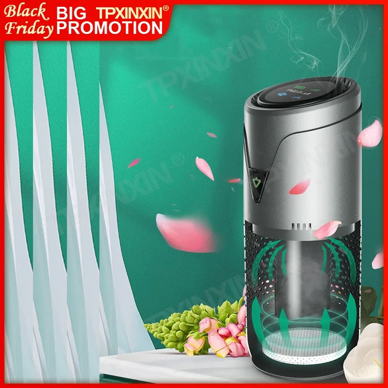 TPXINXIN Car Air Purifier With Battery Home Office Bedroom Negative Ion HEPA Aromatherapy Car Oxygen Bar
TPXINXIN Car Air Purifier With Battery Home Office Bedroom Negative Ion HEPA Aromatherapy Car Oxygen Bar