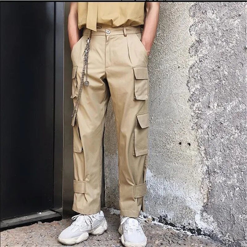 Summer cotton overalls wide leg pants men's trend casual straight tube multi-pocket trousers High quality overalls for me
Summer cotton overalls wide leg pants men's trend casual straight tube multi-pocket trousers High quality overalls for me