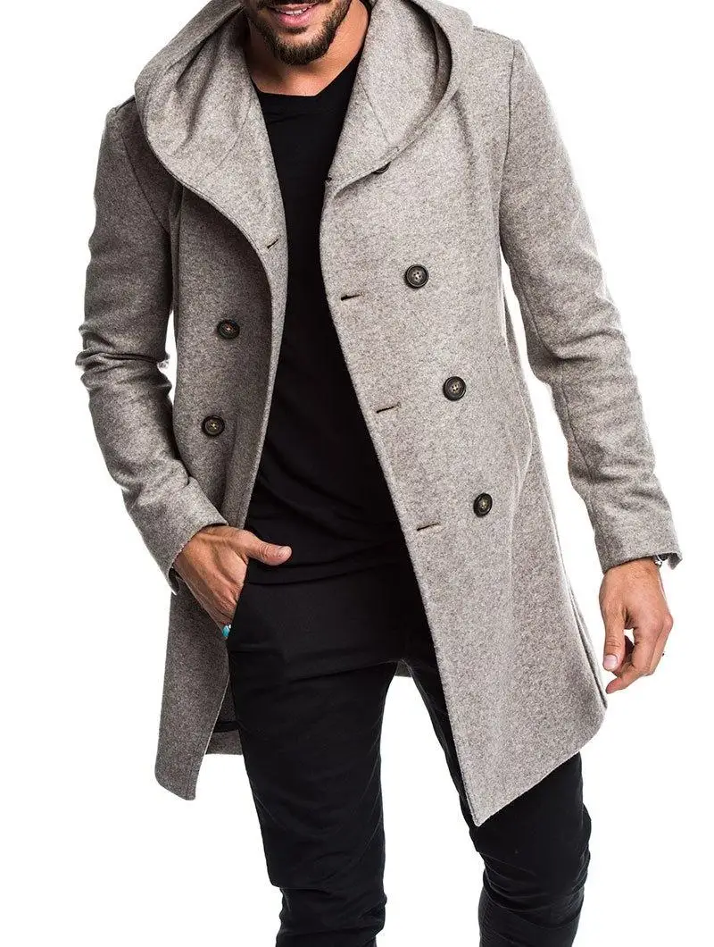 men's wool coat autumn winter mens long trench coat Cotton Casual woollen men overcoat mens coats and jackets S-3XL
men's wool coat autumn winter mens long trench coat Cotton Casual woollen men overcoat mens coats and jackets S-3XL