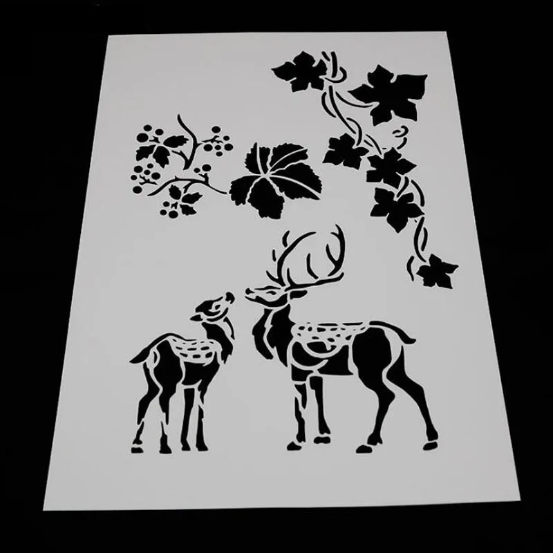 1pc Stencils Grape Deer Painting Template DIY Embossing Accessories For Scrapbooking Coloring Office School Supplies Reusable
1pc Stencils Grape Deer Painting Template DIY Embossing Accessories For Scrapbooking Coloring Office School Supplies Reusable