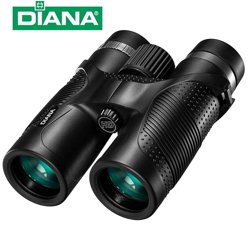 Мощный бинокль DIANA HD 10x42, Водонепроницаемый Профессиональный бинокль, телескоп для взрослых, для охоты, наблюдения за птицами на открытом воздухе
Мощный бинокль DIANA HD 10x42, Водонепроницаемый Профессиональный бинокль, телескоп для взрослых, для охоты, наблюдения за птицами на открытом воздухе