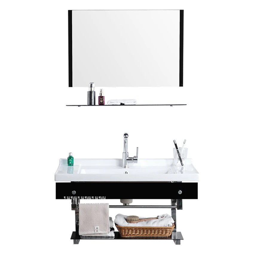 7589 Bathroom Wall Mounted Ceramic Basin Toughened Glass Wall-Hung Sinks Cabinet Ceramic Washstand Combination With Mirror
7589 Bathroom Wall Mounted Ceramic Basin Toughened Glass Wall-Hung Sinks Cabinet Ceramic Washstand Combination With Mirror